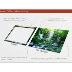 Canvas-Art Wasserfall 60 x 80 cm ^ Pro-Art Clearance