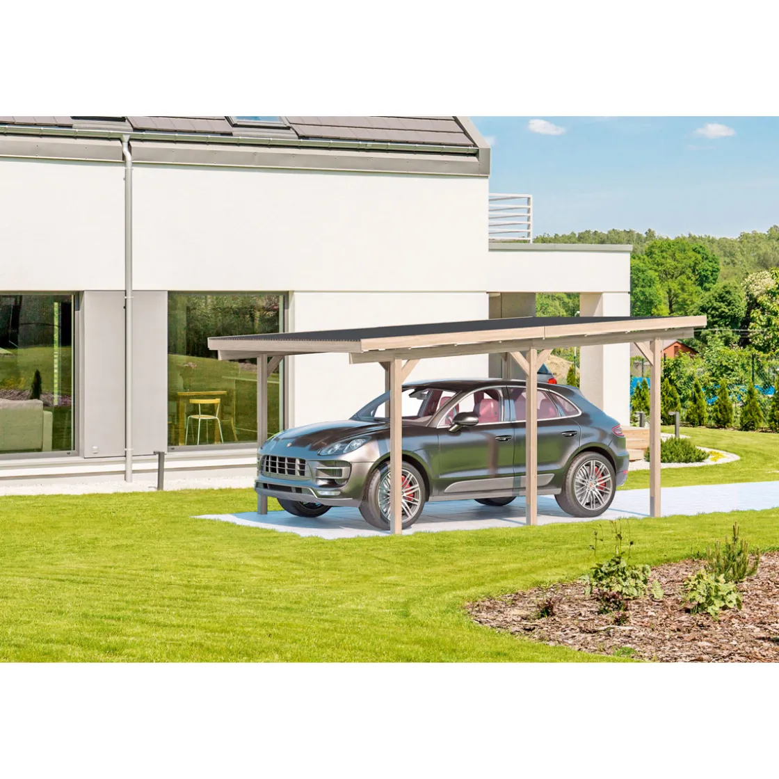 Carport mit Abdeckung 3,04 x 2,29 x 5 m ^ Sale