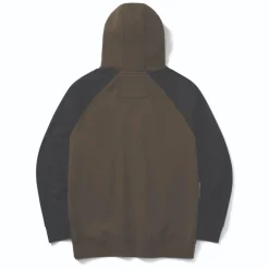CAT Colorblock Hooded Sweatshirt army moss-black Gr. XL ^ Online