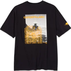 CAT Graphic T-shirt anthrazit Gr. XL ^ Outlet
