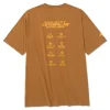 Graphic T-shirt bronze Gr. XL ^ CAT New