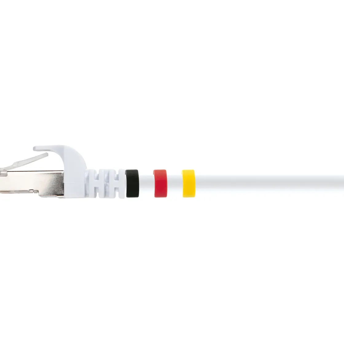 CAT7 Netzwerkkabel S/FTP 3Farbclips 15mweiss ^ Schwaiger Sale