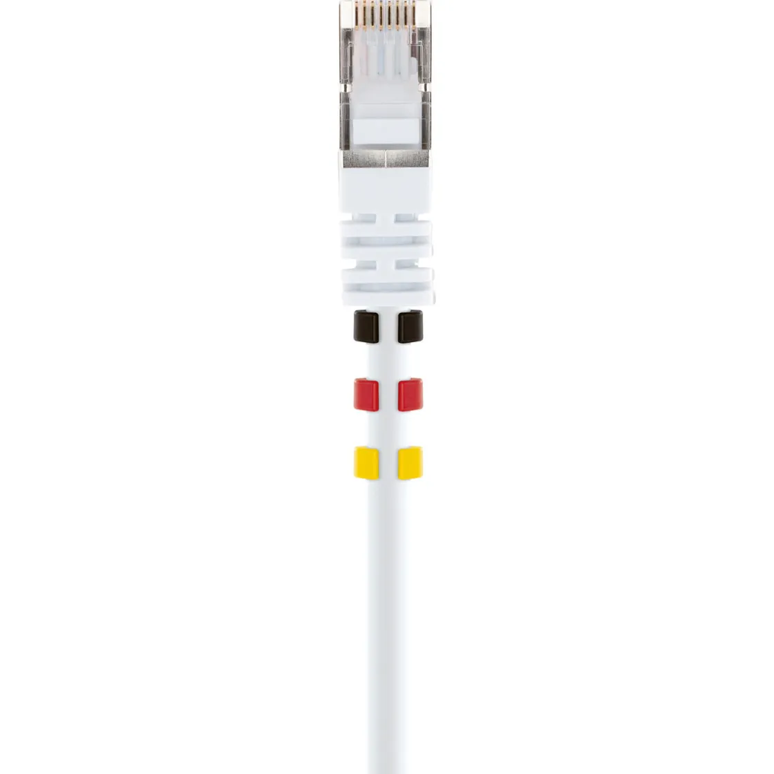 CAT7 Netzwerkkabel S/FTP 3Farbclips 10mweiss ^ Schwaiger Best