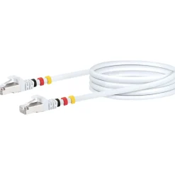 CAT7 Netzwerkkabel S/FTP 3Farbclips 5,0mweiss ^ Schwaiger Discount