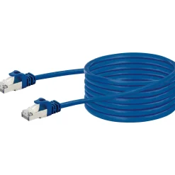 CAT8 Netzwerkkabel S/FTP 5m blau ^ Schwaiger Discount