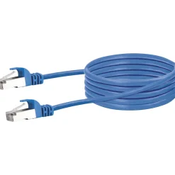 CAT6 S/FTP Netzwerkkabel 1,0m blaumax. 250 Mhz 1 Gbit/s ^ Schwaiger Discount