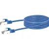 CAT6 S/FTP Netzwerkkabel 0,5m blaumax. 250 Mhz 1 Gbit/s ^ Schwaiger Clearance
