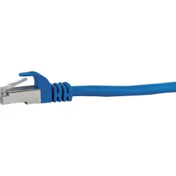 CAT6 S/FTP Netzwerkkabel 0,5m blaumax. 250 Mhz 1 Gbit/s ^ Schwaiger Clearance