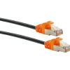 CAT7 S/FTP Netzwerkkabel 5,0m schwarz ^ Schwaiger Best