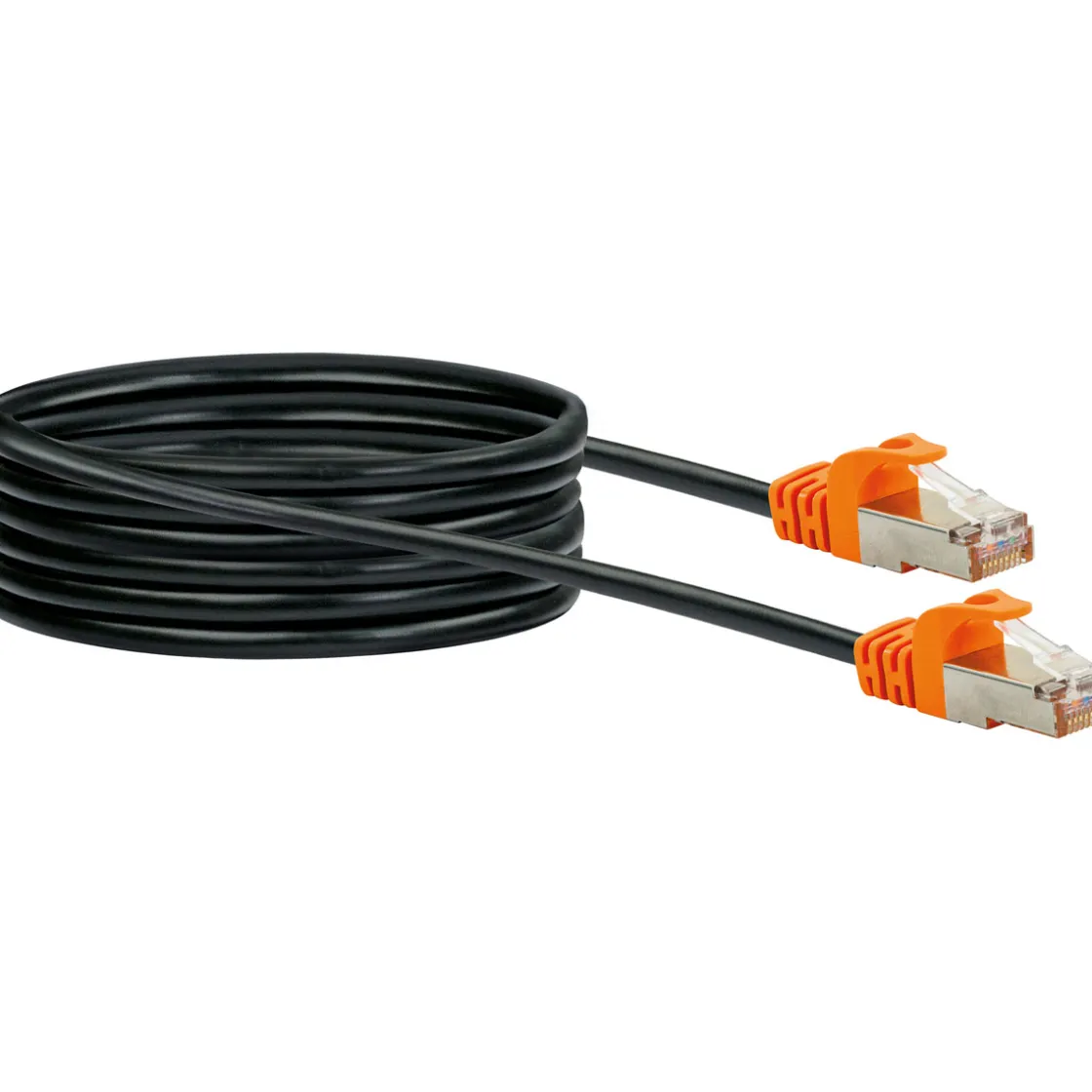 CAT7 S/FTP Netzwerkkabel 5,0m schwarz ^ Schwaiger Best