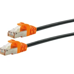 CAT7 S/FTP Netzwerkkabel 2,0m schwarz ^ Schwaiger Hot