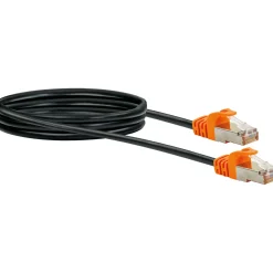 CAT7 S/FTP Netzwerkkabel 2,0m schwarz ^ Schwaiger Hot
