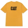 CAT Trademark T-shirt Mustard Gr.M ^ Sale