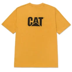 CAT Trademark T-shirt Mustard Gr.M ^ Sale