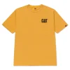 CAT Trademark T-shirt Mustard Gr.L ^ Sale