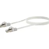 CAT6 U/FTP Netzwerk Flachkabel 1,5 mweiss ^ Schwaiger Outlet