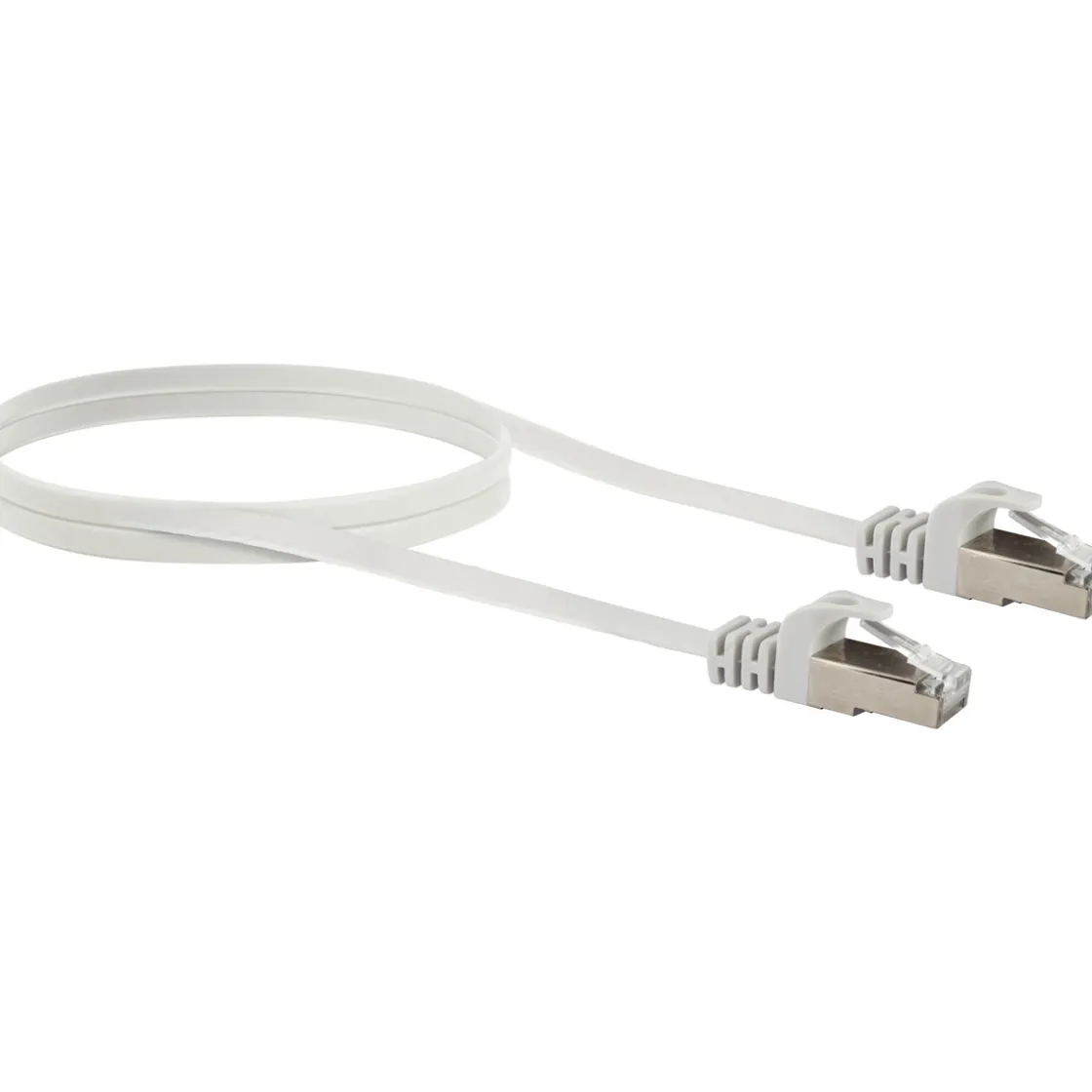 CAT6 U/FTP Netzwerk Flachkabel 1,5 mweiss ^ Schwaiger Outlet