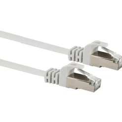 CAT6 U/FTP Netzwerk Flachkabel 5,0 mweiss ^ Schwaiger Discount
