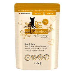 Katzenfutter Kitten Rind+Kalb 85g ^ Catz finefood Sale