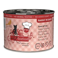 Nassfutter Ragout Gans und Pute 180 g ^ Catz finefood New