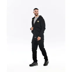 Zip Hoodie Banner Gr. 2XL schwarz ^ CAT Clearance