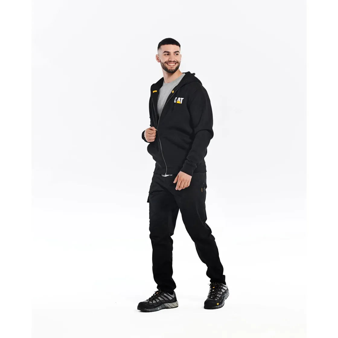 Zip Hoodie Banner Gr. M ^ CAT New