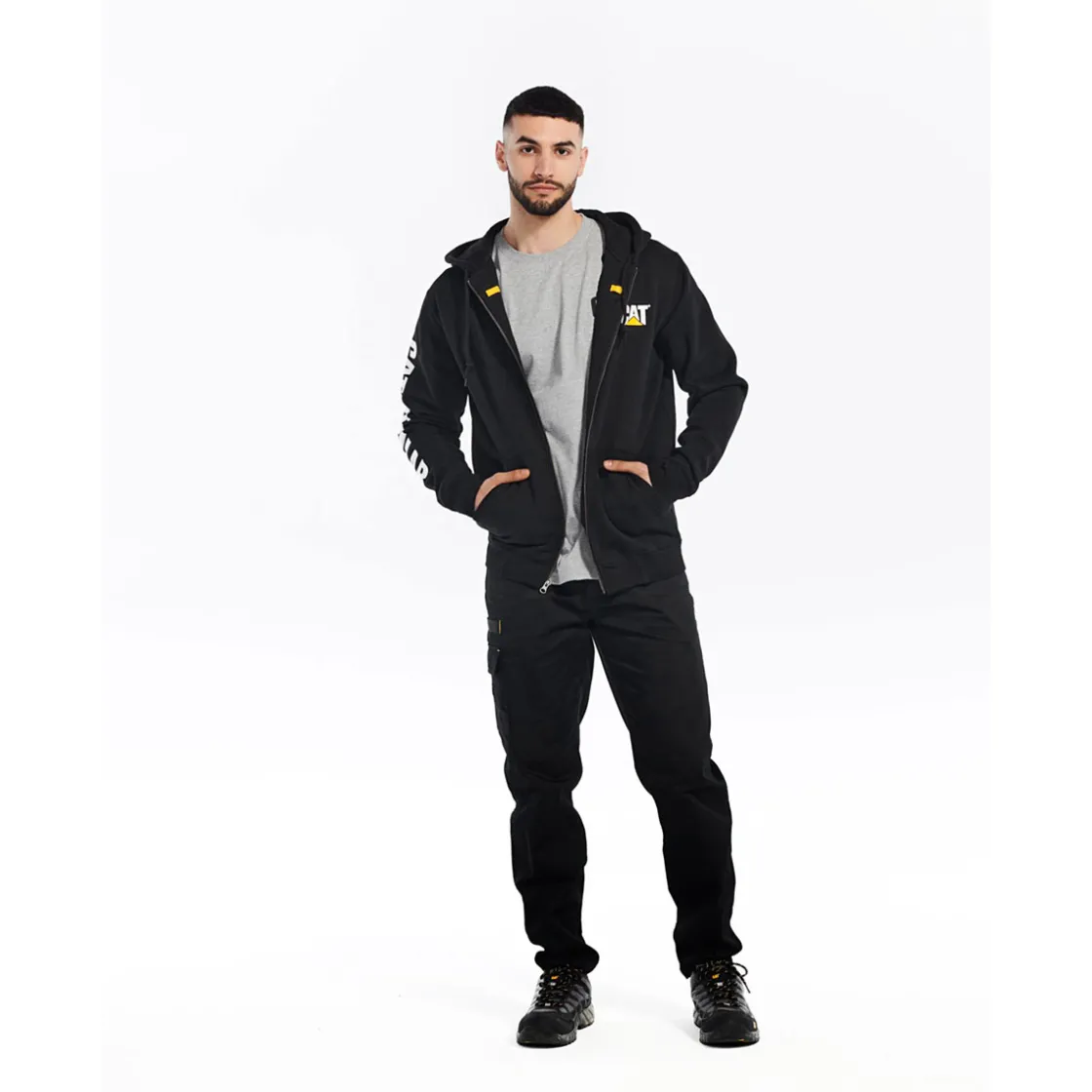 Zip Hoodie Banner Gr. M ^ CAT New