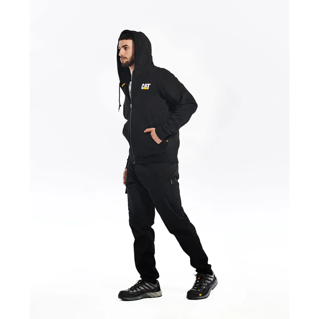 Zip Hoodie Banner Gr. M ^ CAT New