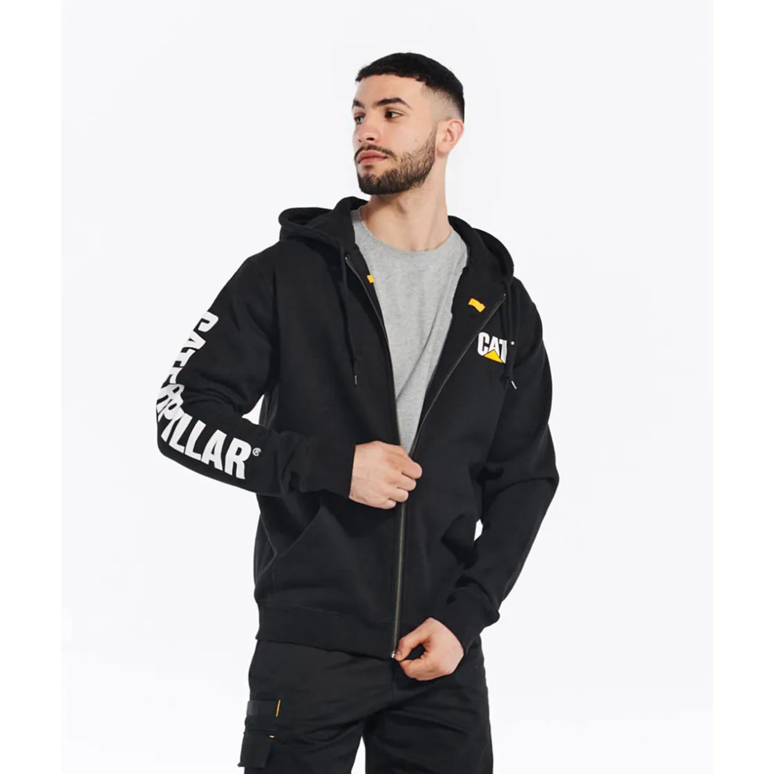 Zip Hoodie Banner Gr. M ^ CAT New