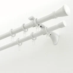 Chicago Metallstg.20mm weiss 160cm ^ Gardinia Discount