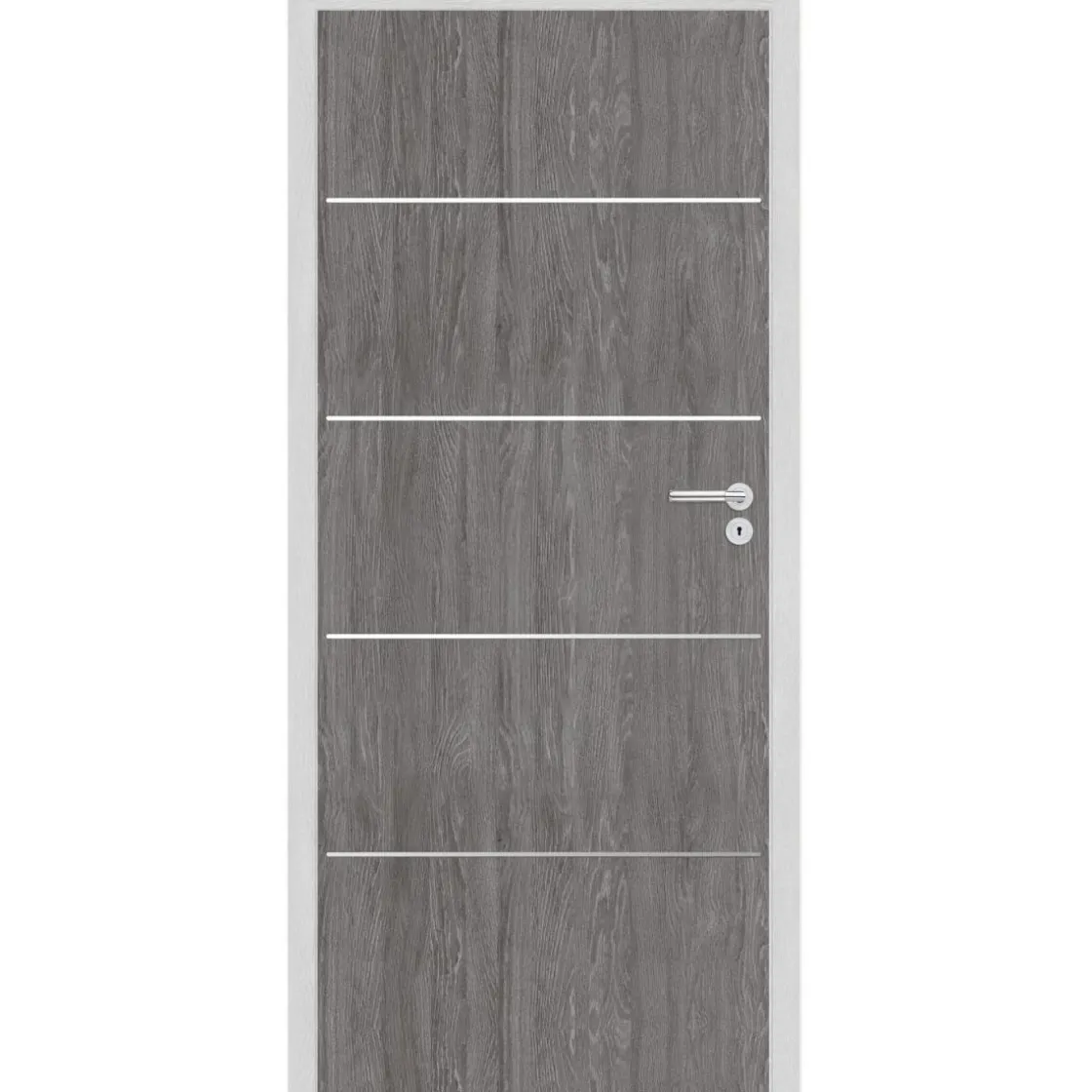 CPL-Zimmertür Discovery Eiche Grigio Anschlag rechts 1 x cm ^ Classen