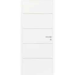 Zimmer-Tür M.4 Weiß CPL cm Anschlag rechts ^ Classen New