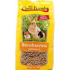 Strohstreu 8kg/ca.20lpelletiert ^ Classic Friends New