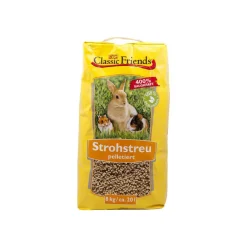 Strohstreu 8kg/ca.20lpelletiert ^ Classic Friends New