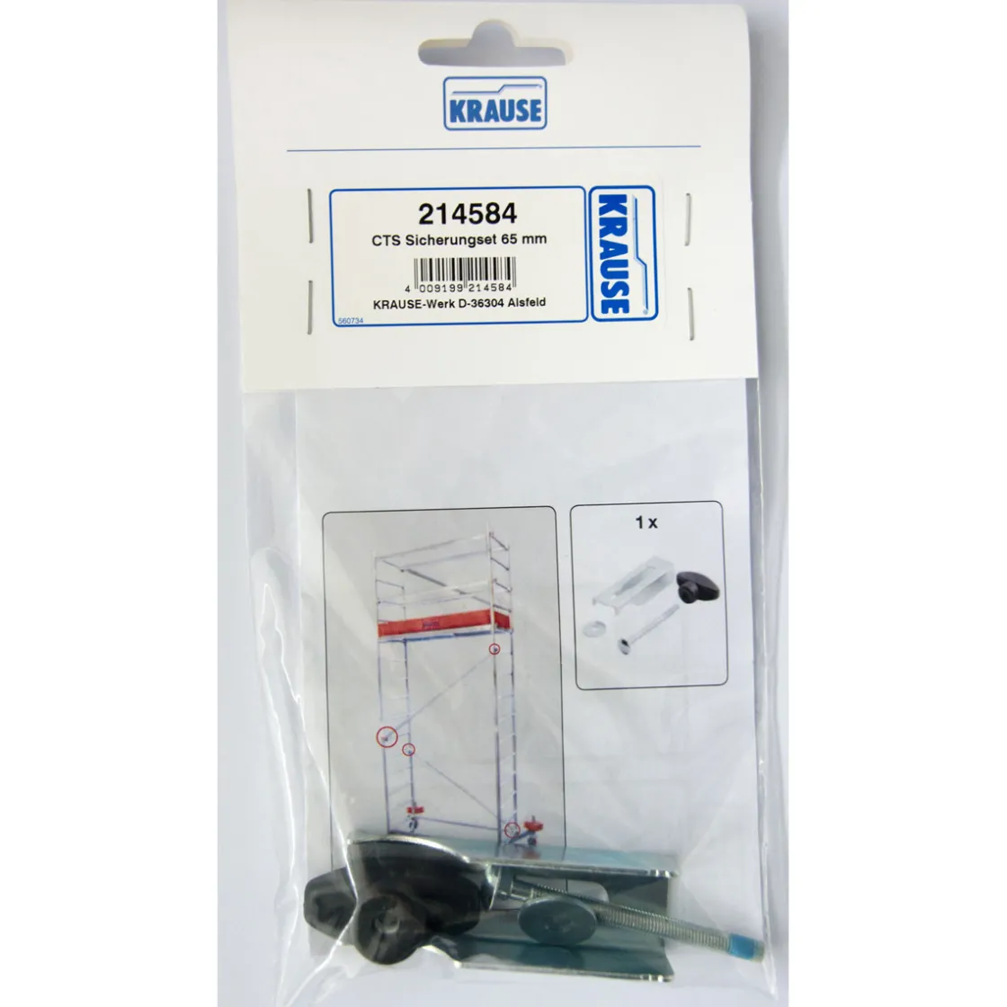 ClimTec Sicherungsset GelaenderstrebeDiagonale M5 x 65 mm ^ Krause Outlet
