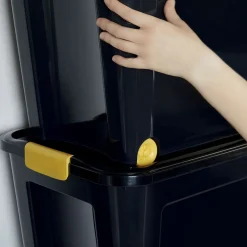 Combi Box, Farbe: Schwarz, Rollensystem, Inhalt: 18L ^ Outlet