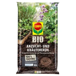 Bio Anzucht- und Kräutererde torffrei 10 L ^ Compo Sale