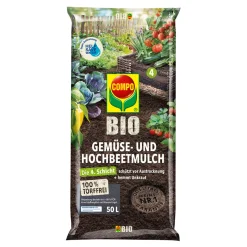 BIO Gemüse- und Hochbeetmulch 50 L ^ Compo Clearance