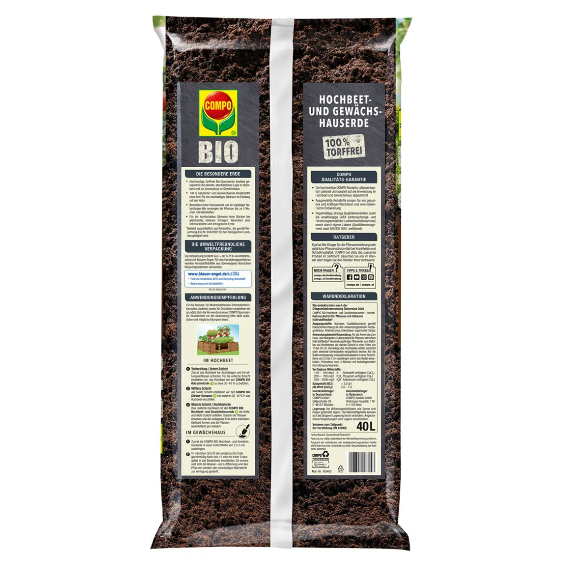 BIO Hochbeet-Erde L ^ Compo Outlet