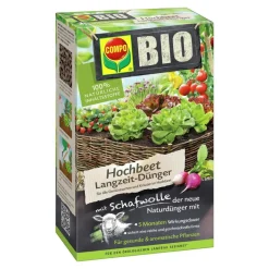 BIO Hochbeet Langzeit-Dünger mit Schafwolle 750 g ^ Compo Outlet