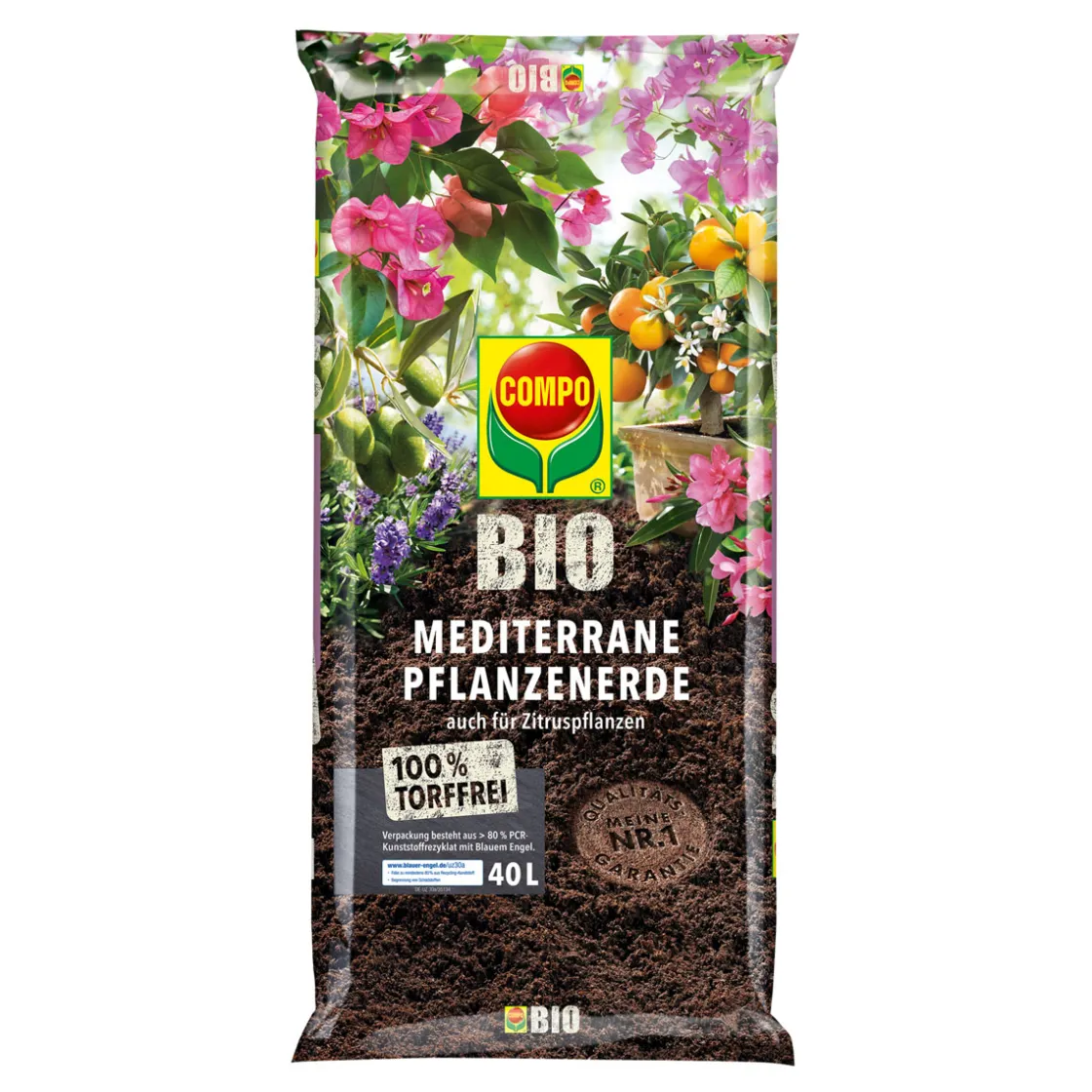 BIO Pflanzerde torffrei 50 L ^ Compo New