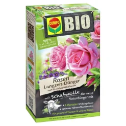 BIO Rosen Langzeit-Dünger mit Schafwolle ^ Compo