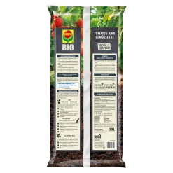 BIO Tomaten- und Gemüseerde torffrei 20 L ^ Compo Clearance