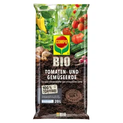 BIO Tomaten- und Gemüseerde torffrei 20 L ^ Compo Clearance