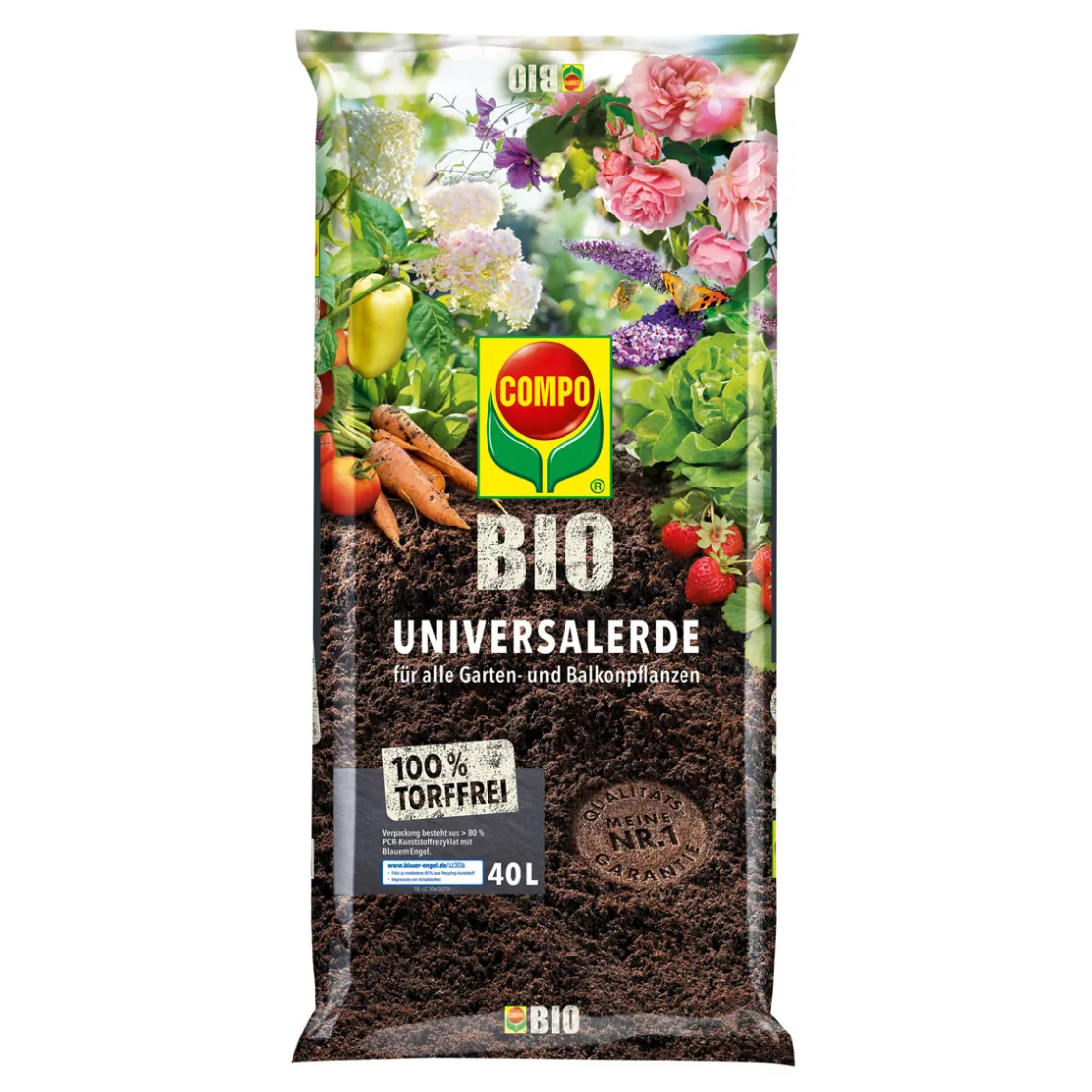 BIO Universal-Erde torffrei 40 L ^ Compo Online