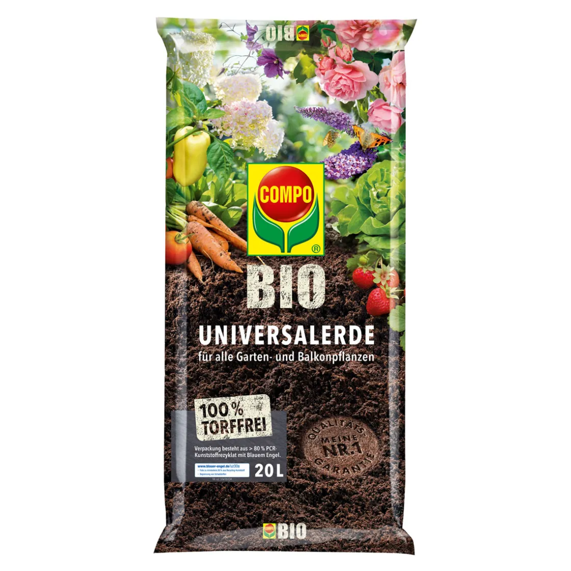 Bio Universal-Erde torffrei 20 L ^ Compo Online