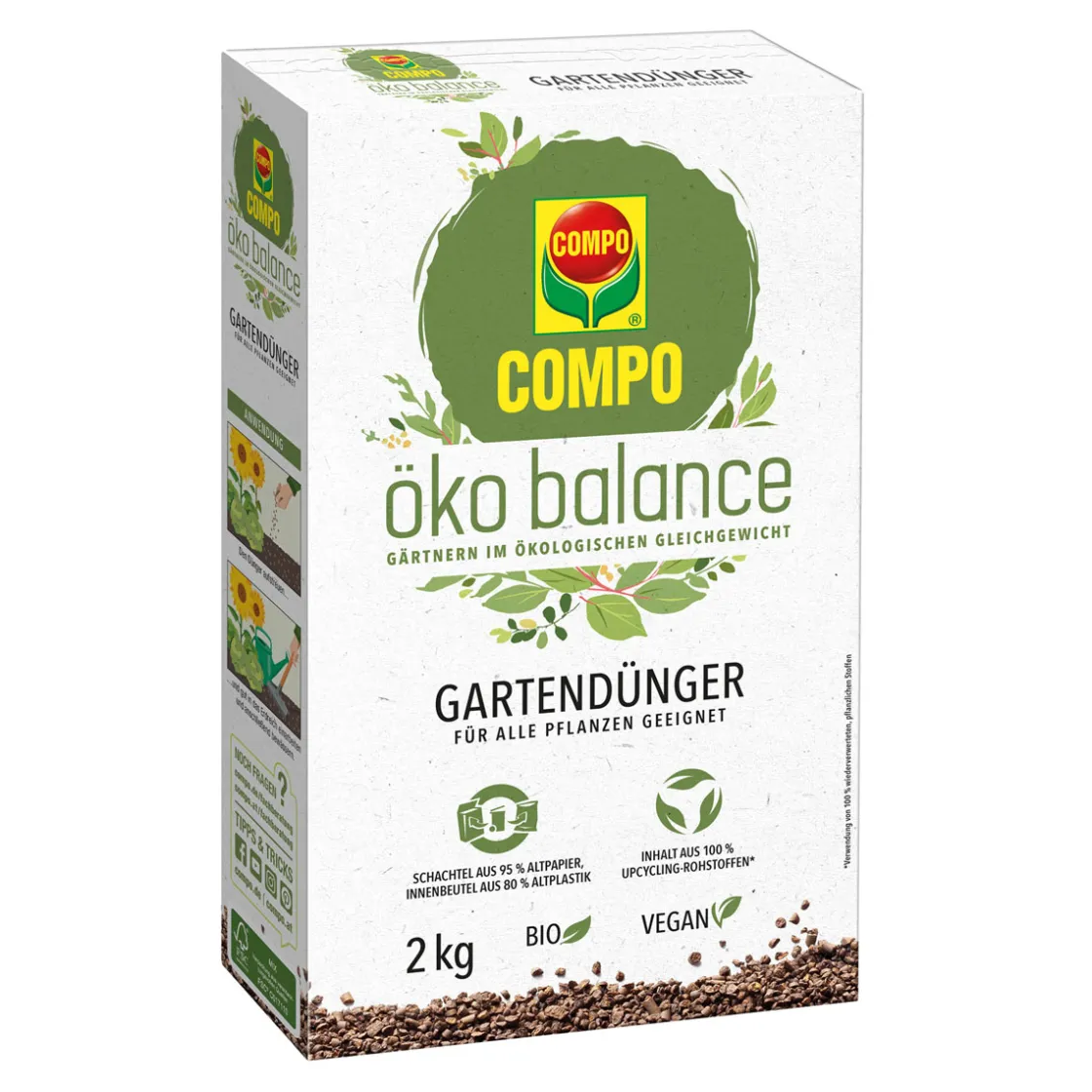 Gartendünger Balance öko 2 kg ^ Compo Online