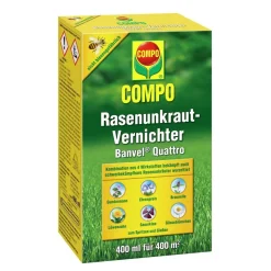 Rasenunkraut-Vernichter Banvel Quattro 400 ml ^ Compo Hot