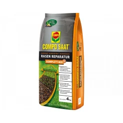 SAAT Rasen Reparatur Komplett-Mix und 4 kg für bis zu 20 m² ^ Compo
