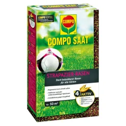 SAAT Strapazier-Rasen 1 kg für 50 m² ^ Compo Hot